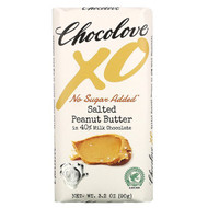 3 PACK OF Chocolove, XO, Salted Peanut Butter in 40% Milk Chocolate Bar, 3.2 oz ( 90 g)