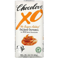 3 PACK OF Chocolove, XO, Salted Caramel in 60% Dark Chocolate Bar, 3.2 oz ( 90 g)