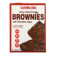 Universal Nutrition, CarbRite Diet, Extra Rich & Fudgy Brownies with Chocolate Chips, Maltitol-Free, 11.43 oz (324 g)