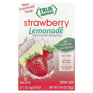 <img alt="3 PACK of True Citrus, True Lemon, Strawberry Lemonade, 10 Packets, 0.11 oz (3 g) Each" title="3 PACK of True Citrus, True Lemon, Strawberry Lemonade, 10 Packets, 0.11 oz (3 g) Each,810979007371"