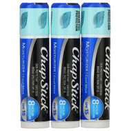 3 PACK OF Chapstick, 2-In-1 Lip Care Skin Protectant, SPF 15, Cool Mint, 3 Sticks, 0.15 oz (4 g) Each
