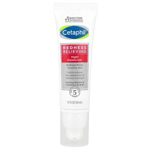 <img alt="Cetaphil, Redness Relieving, Night Moisturizer, 1.7 fl oz (50 g)" title="Cetaphil, Redness Relieving, Night Moisturizer, 1.7 fl oz (50 g),302993889045"