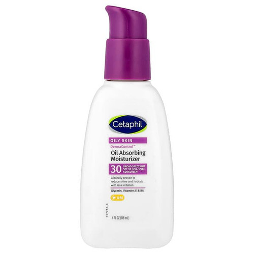 <img alt="Cetaphil, Derma Control, Oil Absorbing Moisturizer, For Oily Skin, SPF 30, 4 fl oz (118 ml)" title="Cetaphil, Derma Control, Oil Absorbing Moisturizer, For Oily Skin, SPF 30, 4 fl oz (118 ml),302994313044"