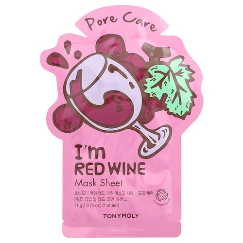 <img alt="TonyMoly, Im Red Wine, Pore Care Beauty Mask Sheet, 1 Sheet, 0.74 oz (21 g)" title="TonyMoly, Im Red Wine, Pore Care Beauty Mask Sheet, 1 Sheet, 0.74 oz (21 g),8806194022857"