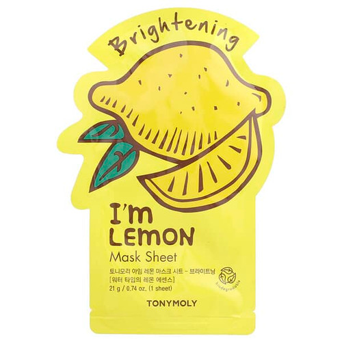<img alt="TonyMoly, Im Lemon, Brightening Beauty Mask Sheet, 1 Sheet, 0.74 oz (21 g)" title="TonyMoly, Im Lemon, Brightening Beauty Mask Sheet, 1 Sheet, 0.74 oz (21 g),8806194022802"