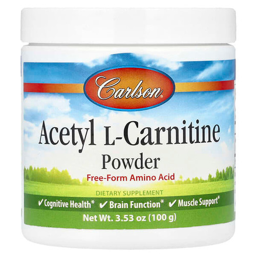 <img alt="Carlson, Acetyl L-Carnitine Powder, 3.53 oz (100 g)" title="Carlson, Acetyl L-Carnitine Powder, 3.53 oz (100 g),088395079252"