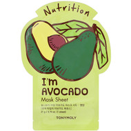 3 PACK OF Tony Moly, I'm Avocado, Nutrition Mask Sheet, 1 Sheet, 0.74 oz (21 g)