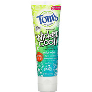 3 PACK OF Toms of Maine, Wicked Cool!, Natural Fluoride Toothpaste, Kids 8+, Wild Mint, 5.1 oz (144 g)