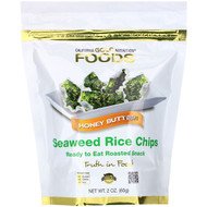 3 PACK OF California Gold Nutrition, Seaweed Rice Chips, Honey Butter, 2 oz (60 g)