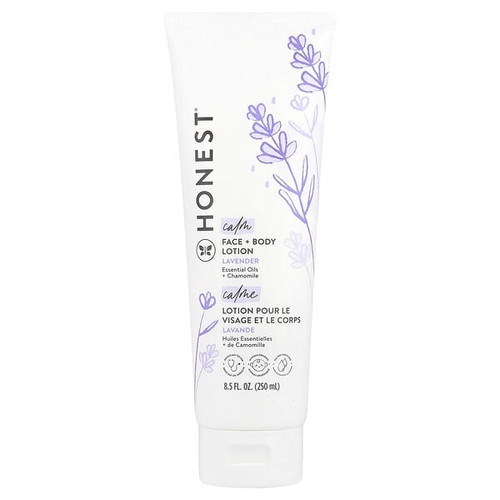 <img alt="The Honest Company, Calm, Face + Body Lotion, Lavender, 8.5 fl oz (250 ml)" title="The Honest Company, Calm, Face + Body Lotion, Lavender, 8.5 fl oz (250 ml),817810027086"