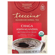 <img alt="Teeccino, Organic Mushroom Herbal Tea, Chaga Ashwagandha, Butterscotch Cream, Caffeine Free, 10 Tea Bags, 2.12 oz (60 g)" title="Teeccino, Organic Mushroom Herbal Tea, Chaga Ashwagandha, Butterscotch Cream, Caffeine Free, 10 Tea Bags, 2.12 oz (60 g),795239450206"