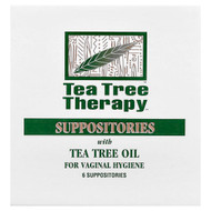 <img alt="Tea Tree Therapy, Suppositories with Tea Tree Oil for Vaginal Hygiene, 6 Suppositories" title="Tea Tree Therapy, Suppositories with Tea Tree Oil for Vaginal Hygiene, 6 Suppositories,637792606068"