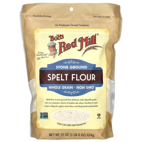 <img alt="Bobs Red Mill, Spelt Flour, Whole Grain, 22 oz (624 g)" title="Bobs Red Mill, Spelt Flour, Whole Grain, 22 oz (624 g),039978116505"