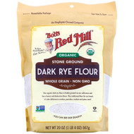 Bobs Red Mill, Organic Dark Rye Flour, Whole Grain, 20 oz (567 g)