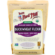 Bobs Red Mill, Organic Buckwheat Flour, Whole Grain, 22 oz (624 g)