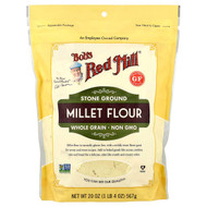 <img alt="Bobs Red Mill, Stone Ground Millet Flour, Whole Grain, 20 oz (567 g)" title="Bobs Red Mill, Stone Ground Millet Flour, Whole Grain, 20 oz (567 g),039978113108"