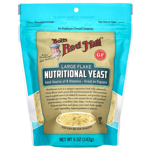 <img alt="Bobs Red Mill, Large Flake Nutritional Yeast, Gluten Free, 5 oz (142 g)" title="Bobs Red Mill, Large Flake Nutritional Yeast, Gluten Free, 5 oz (142 g),039978025463"