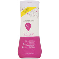 3 PACK OF Summers Eve, 5 in 1 Cleansing Wash, Simply Sensitive, 15 fl oz (444 ml)