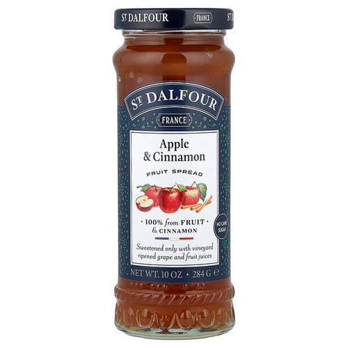 <img alt="St. Dalfour, Fruit Spread, Apple & Cinnamon, 10 oz (284 g)" title="St. Dalfour, Fruit Spread, Apple & Cinnamon, 10 oz (284 g),810019370007"
