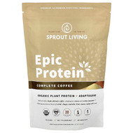 <img alt="Sprout Living, Epic Protein, Organic Plant Protein + Adaptogens, Complete Coffee, 1 lb (456 g)" title="Sprout Living, Epic Protein, Organic Plant Protein + Adaptogens, Complete Coffee, 1 lb (456 g),852457007763"