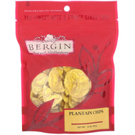 3 PACK OF Bergin Fruit and Nut Company, Plantain Chips, 3.5 oz (99 g)