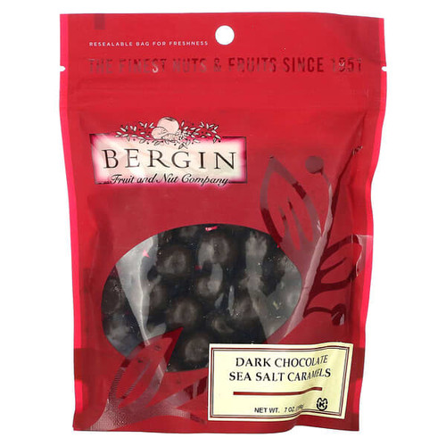<img alt="Bergin Fruit and Nut Company, Dark Chocolate Sea Salt Caramels, 7 oz (198 g)" title="Bergin Fruit and Nut Company, Dark Chocolate Sea Salt Caramels, 7 oz (198 g),020527011280"