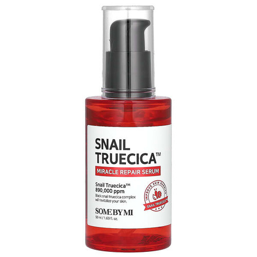 <img alt="SOME BY MI, Snail Truecica, Miracle Repair Serum, 1.69 fl. oz. (50 ml)" title="SOME BY MI, Snail Truecica, Miracle Repair Serum, 1.69 fl. oz. (50 ml),8809647390275"