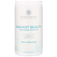 Solumeve, Radiant Beauty, Grass-Fed Collagen, Probiotics & Superfruits Powdered Drink Mix, Tropical Hibiscus, 16 oz (454 g)
