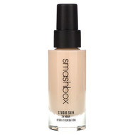Smashbox, Studio Skin 24 Hour Hydrating Foundation 0.1 Very Fair with Neutral Undertone, 1 fl oz (30 ml)