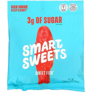 3 PACK OF SmartSweets, Sweet Fish, Berry, 1.8 oz (50 g)