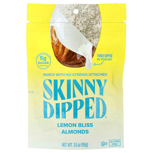 <img alt="SkinnyDipped, Lemon Bliss Almonds, 3.5 oz (99 g)" title="SkinnyDipped, Lemon Bliss Almonds, 3.5 oz (99 g),851562008030"