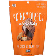 3 PACK OF Skinny Dipped, Almonds, Dark Chocolate Peanut Butter, 3.5 oz (99 g)