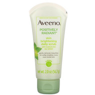 3 PACK OF Aveeno, Positively Radiant, Skin Brightening Daily Scrub, 2.0 oz (56.7 g)