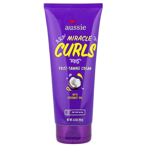 <img alt="Aussie, Miracle Curls, Frizz-Taming Cream with Coconut Oil, 6.8 oz (193 g)" title="Aussie, Miracle Curls, Frizz-Taming Cream with Coconut Oil, 6.8 oz (193 g),381519187018"