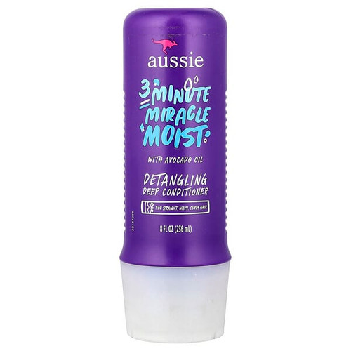 <img alt="Aussie, 3 Minute Miracle Moist, Detangling Deep Conditioner, For Straight, Wavy, Curly Hair, 8 fl oz (236 ml)" title="Aussie, 3 Minute Miracle Moist, Detangling Deep Conditioner, For Straight, Wavy, Curly Hair, 8 fl oz (236 ml),381519004711"