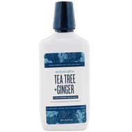 Schmidts, Plant-Powered Mouthwash, Tea Tree + Ginger, 16 fl oz (473 ml)