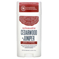 Schmidts, Natural Deodorant, Cedarwood + Juniper, 3.25 oz (92 g)