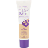3 PACK OF Rimmel London, Stay Matte Liquid Mousse Foundation, 103 True Ivory, 1 fl oz (30 ml)