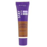 3 PACK OF Rimmel London, Stay Matte Full Coverage Mattifying Foundation, 506 Deep Noisette, 1 fl oz (30 ml)