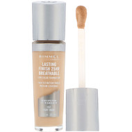 Rimmel London, Lasting Finish 25HR Breathable Long Wear Foundation,102 Light Nude, 1 fl oz (30 ml)