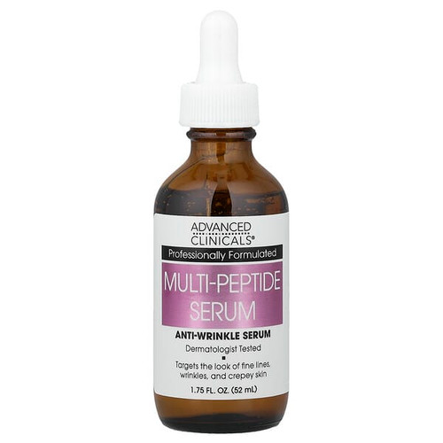 <img alt="Advanced Clinicals, Multi-Peptide Serum, Anti-Wrinkle Face Serum, 1.75 fl oz (52 ml)" title="Advanced Clinicals, Multi-Peptide Serum, Anti-Wrinkle Face Serum, 1.75 fl oz (52 ml),810400033269"