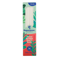 3 PACK OF Repurpose, Sturdy, Paper Straws, 50 Count