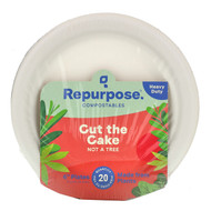 3 PACK OF Repurpose, Heavy Duty, 6" Plates, 20 Count