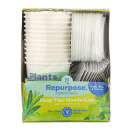 3 PACK OF Repurpose, 12 oz Cups with Lids + Sleeves, 12 Count