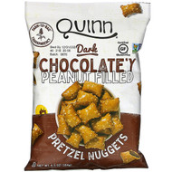 3 PACK OF Quinn Popcorn, Pretzel Nuggets, Dark Chocolate'y Peanut Filled, 6.5 oz (184 g)