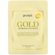 3 PACK OF Petitfee, Gold, Hydrogel Eye Patch, 1 Pair