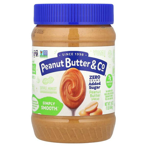 <img alt="Peanut Butter & Co., Peanut Butter Spread, Simply Smooth, 16 oz (454 g)" title="Peanut Butter & Co., Peanut Butter Spread, Simply Smooth, 16 oz (454 g),856996006065"