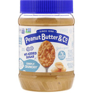 3 PACK OF Peanut Butter & Co., Simply Crunchy, Peanut Butter Spread, No Added Sugar, 16 oz (454 g)