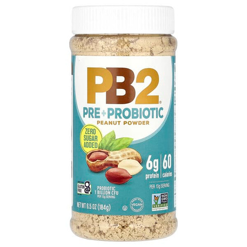 <img alt="PB2 Foods, Pre + Probiotic Peanut Powder, 6.5 oz (184 g)" title="PB2 Foods, Pre + Probiotic Peanut Powder, 6.5 oz (184 g),851784007392"