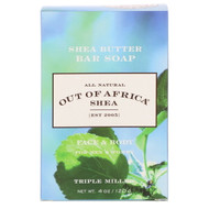 3 PACK OF Out of Africa, Shea Butter Bar Soap, Face & Body, 4 oz (120 g)